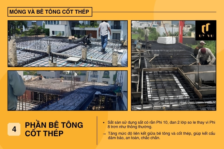 Móng và bê tông cốt thép