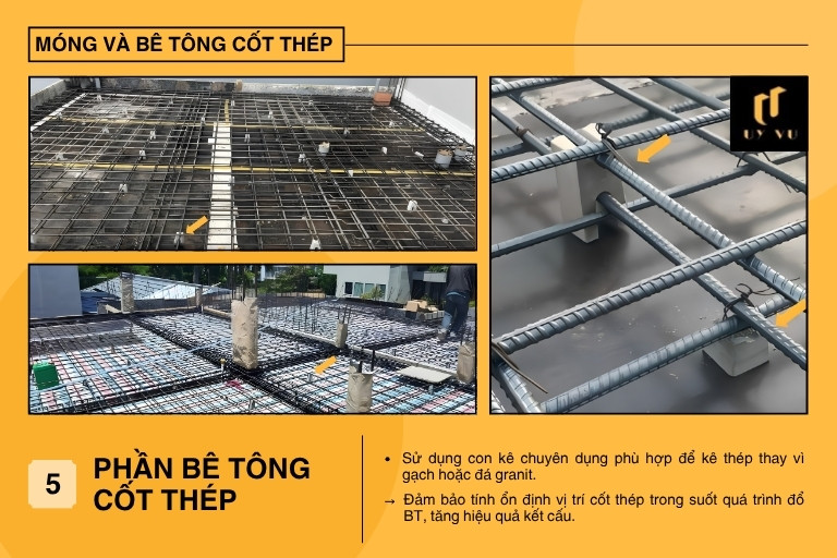 Móng và bê tông cốt thép