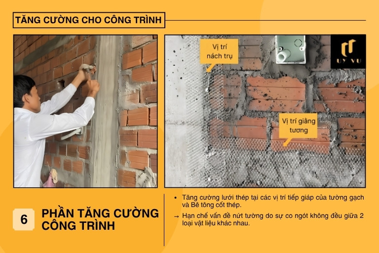 Tăng cường cho công trình