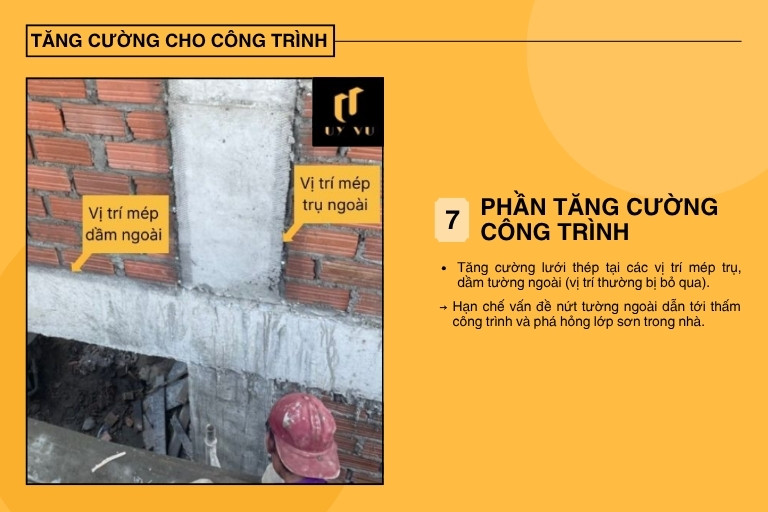 Tăng cường cho công trình