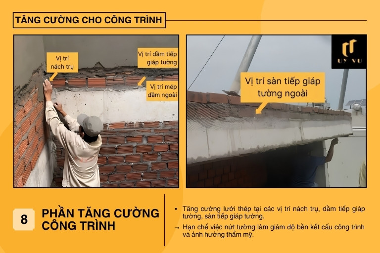 Tăng cường cho công trình