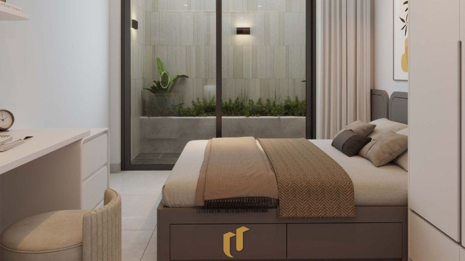 Cách thiết kế phòng ngủ căn hộ cho thuê thu hút khách hàng Phòng ngủ căn hộ cho thuê đảm bảo sự riêng tư