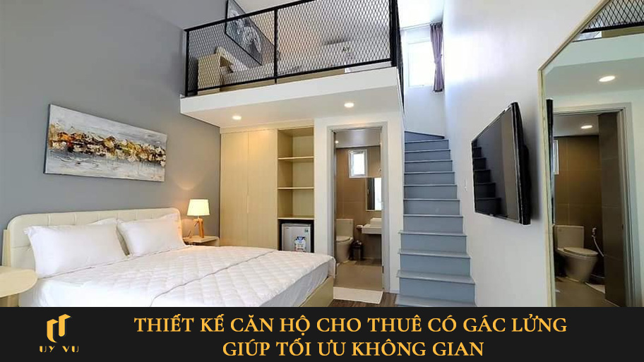 Thiết kế căn hộ cho thuê có gác lửng
