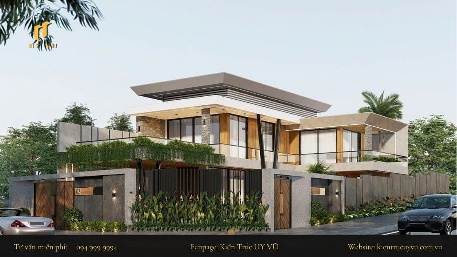 Bố trí thêm khoảng xanh ở cổng nhà để tạo sự chào đón