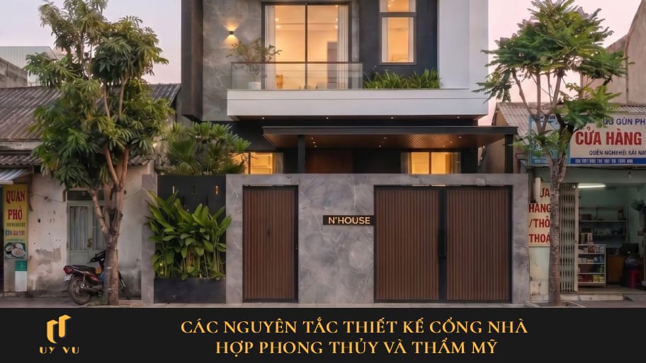 Nguyên tắc thiết kế cổng nhà
