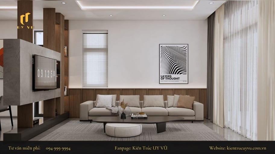 Đồng bộ nội thất phù hợp với thiết kế sẽ làm cho tổng thể nhìn hài hòa
