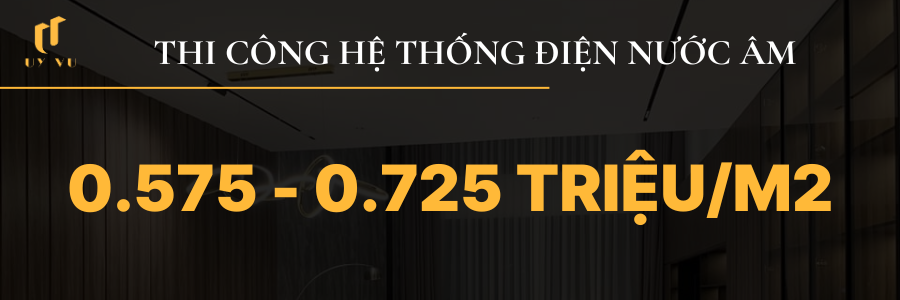 giá hệ thống điện nước âm
