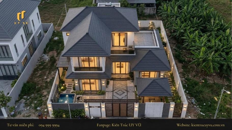 Thiết kế cổng nhà để dòng khí lưu chuyển nhẹ nhàng vào nhà