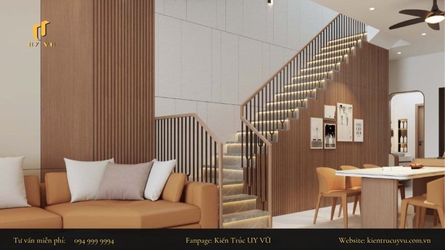 Thiết kế cầu thang cho nhà nhỏ giúp mở rộng không gian sống Sự an toàn và chắc chắn là yếu tố không thể thiếu khi thiết kế cầu thang cho nhà nhỏ