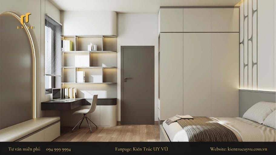 Giải pháp thiết kế nhà có chiều sâu hẹp đẹp và tiện nghi Nên đồng bộ các màu sắc để tạo cảm giác hài hòa hơn cho khu vực