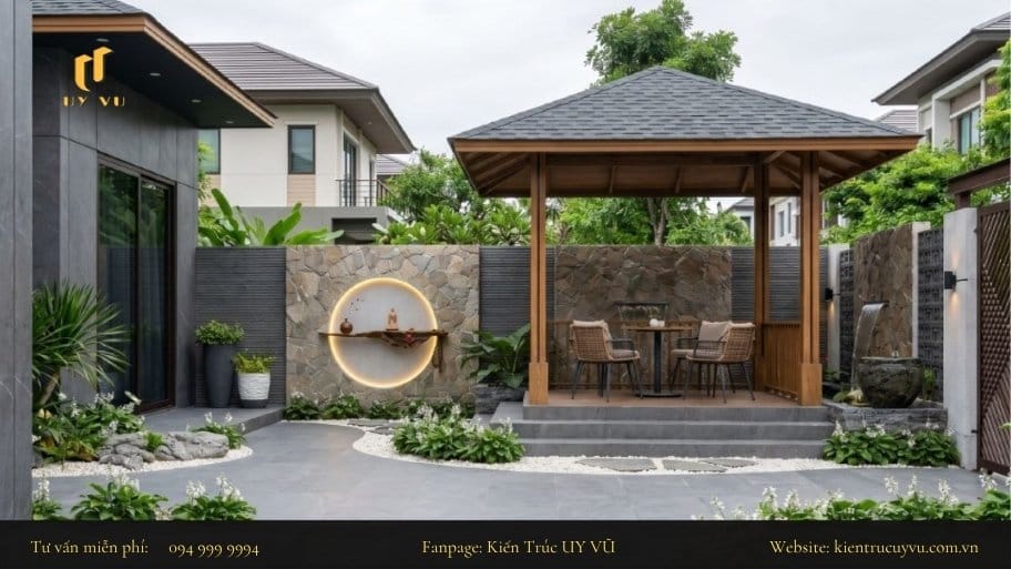 Cổng nhà nên có sự hài hòa và liên kết với các thiết kế bên trong