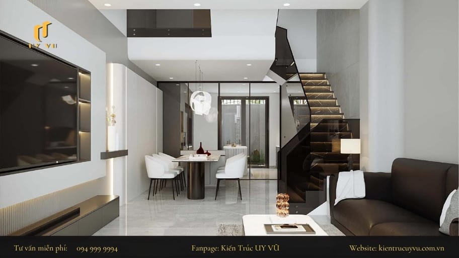 Thiết kế cầu thang cho nhà nhỏ giúp mở rộng không gian sống Vừa phải đảm bảo sự hài hòa tổng thể và có thể tận dụng mọi khoảng trống