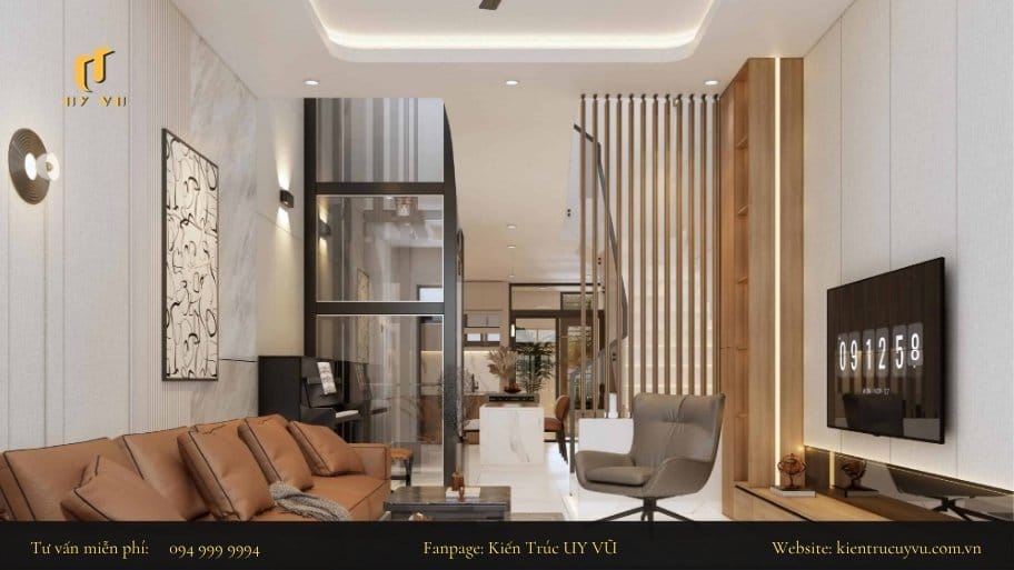 Bố trí nội thất hợp lý đối với nhà ống hẹp ngang