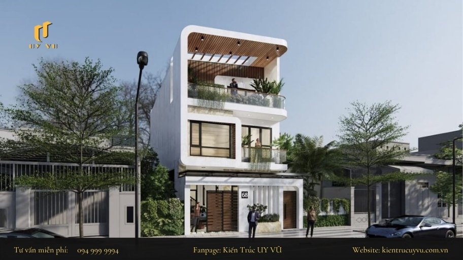 Thiết kế nhà hướng Nam và những lợi thế đáng giá cho gia chủ Thiết kế nhà hướng Nam trong phố thông thoáng