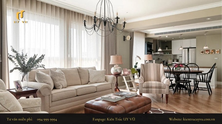 Phong thủy nhà ở cho người mệnh Kim: Những nguyên tắc nên biết Vị trí phòng khách nên được thiết kế thu hút nhiều ánh sáng và sự thông thoáng