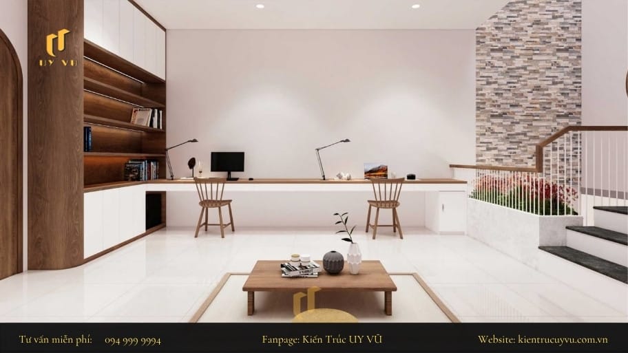 Tạo các mảng không gian lớn tự nhiên để tăng tính thẩm mỹ và không mất đi sự liên kết giữa các khu vực