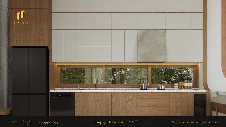 Tạo khoảng đệm để hai khu vực để có cảm giác riêng tư và rõ ràng