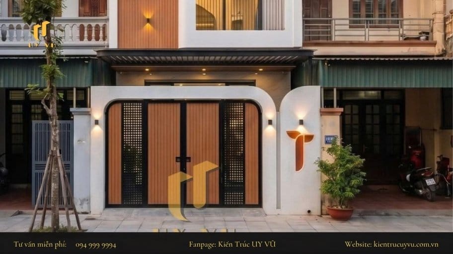 Kiến Trúc Uy Vũ với thiết kế cổng nhà đẹp phù với sở thích và phong thủy của gia chủ