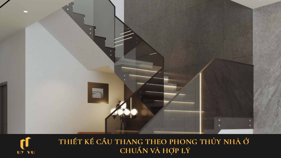 thiết kế cầu thang theo phong thủy nhà ở