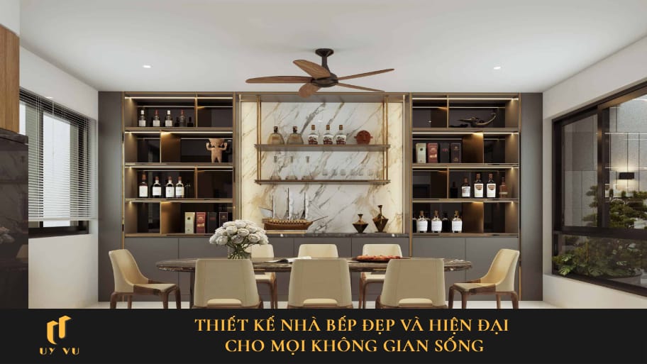 thiết kế nhà bếp đẹp và hiện đại