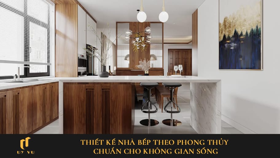 thiết kế nhà bếp theo phong thủy