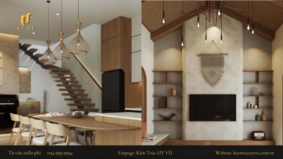 Lựa chọn đèn phù hợp với độ cao của mái và từng khu vực công năng 