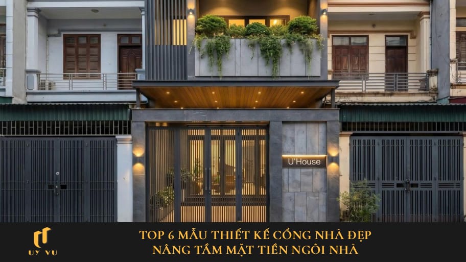 Thiết kế cổng nhà đẹp