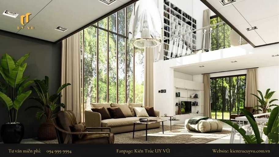 Thiết kế nhà hướng Bắc: Cách khắc phục nhược điểm bằng kiến trúc Sử dụng các vật liệu phản xạ ánh sáng để tạo cảm giác chiều sâu thêm cho ngôi nhà