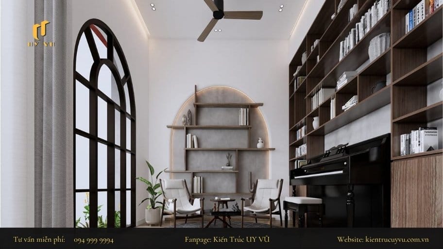 Kiến Trúc Uy Vũ vừa kết hợp sự hòa hợp giữa phong thủy và giải pháp kiến trúc để tạo ra một ngôi nhà đáng sống
