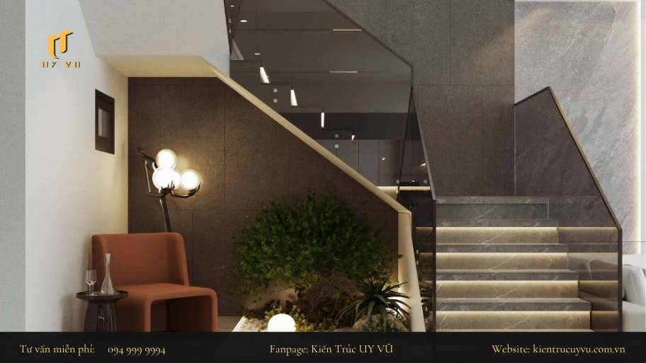 Thiết kế cầu thang theo phong thủy nhà ở phải phù đảm bảo thuận tiện cho các khu vực khác