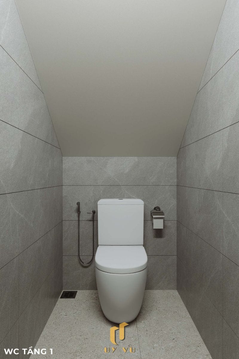 Vẻ đẹp đến từ những chi tiết nhỏ - Nhà anh Thắng WC tầng 1 nhà anh Thắng