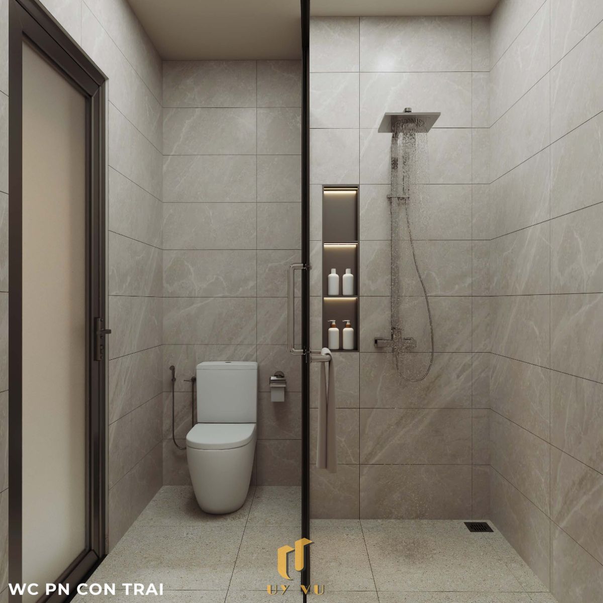 Vẻ đẹp đến từ những chi tiết nhỏ - Nhà anh Thắng WC phòng ngủ con trai nhà anh Thắng