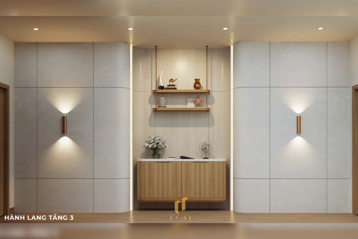 Vẻ đẹp đến từ những chi tiết nhỏ - Nhà anh Thắng Hành lang tầng 3 nhà anh Thắng