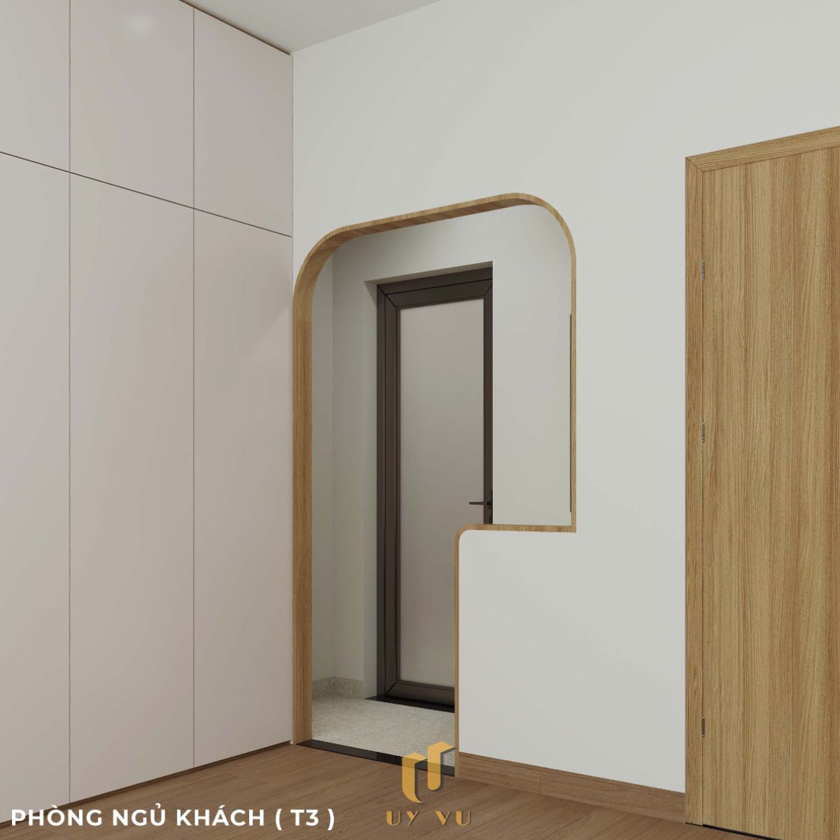 Vẻ đẹp đến từ những chi tiết nhỏ - Nhà anh Thắng Phòng ngủ khách hiện đại nhà anh Thắng