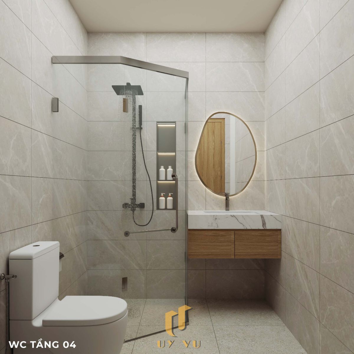 Vẻ đẹp đến từ những chi tiết nhỏ - Nhà anh Thắng WC tầng 4 nhà anh Thắng