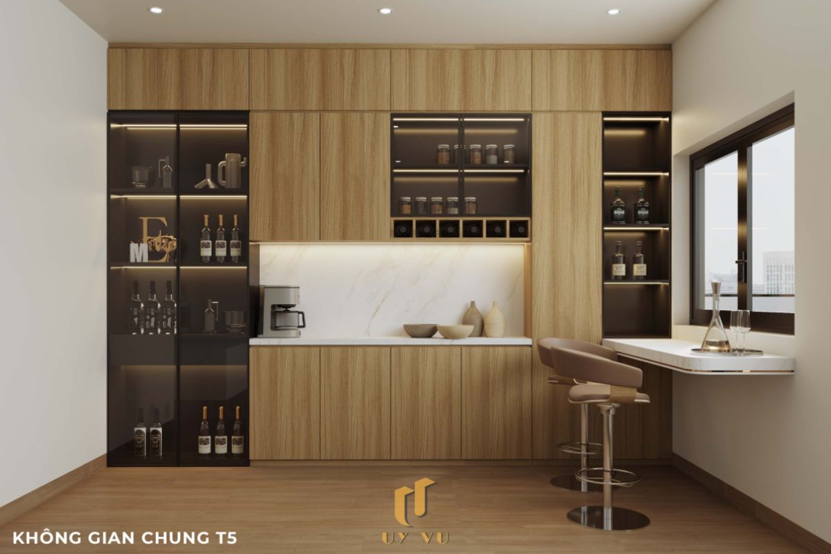 Vẻ đẹp đến từ những chi tiết nhỏ - Nhà anh Thắng Không gian chung tầng 5 nhà anh Thắng