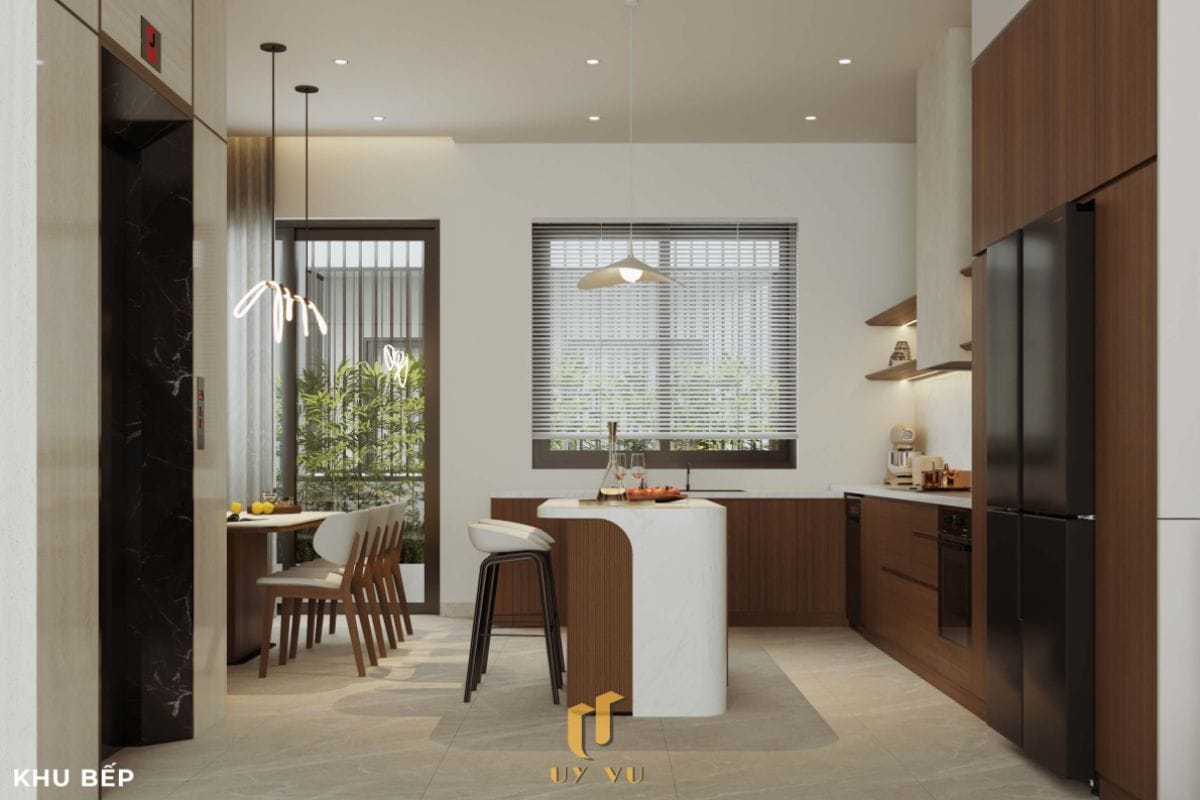 Vẻ đẹp đến từ những chi tiết nhỏ - Nhà anh Thắng Khu bếp nhà anh Thắng