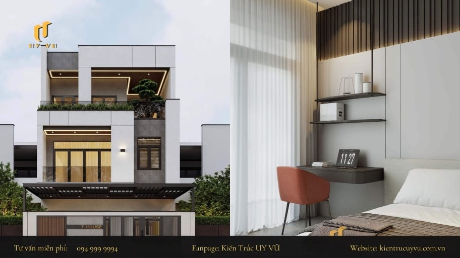 Bố trí các khu vực phòng ngủ cách biệt để tạo không gian riêng tư và thư giãn