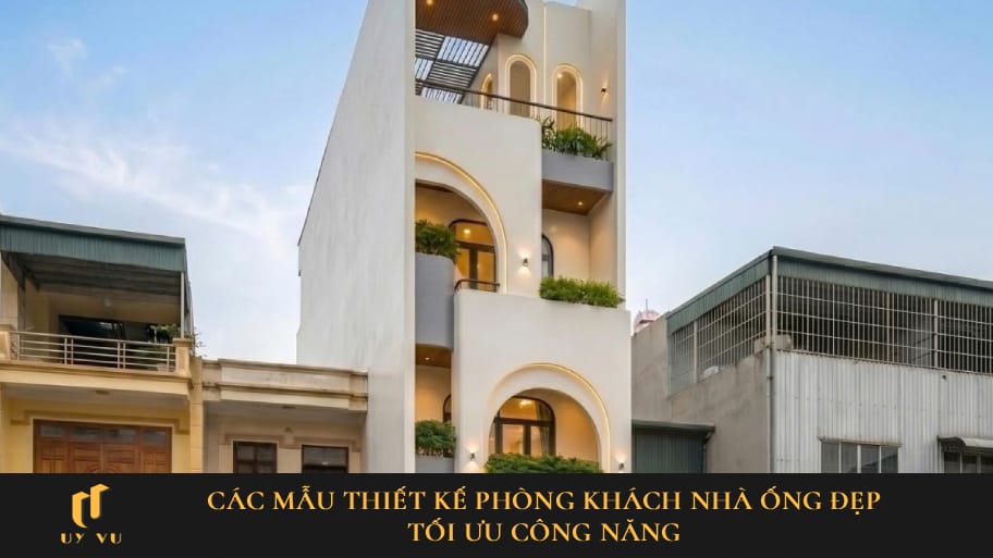 Thiết kế phòng khách nhà ống