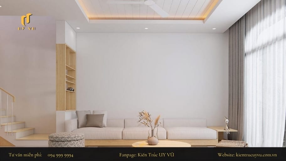 Phong cách thiết kế tối giản và hiện đại tạo cảm giác rộng rãi cho ngôi nhà