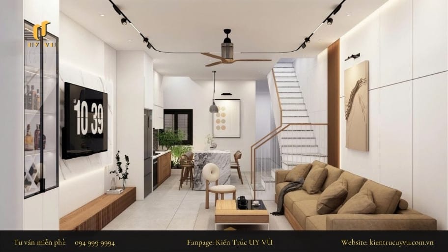 Thiết kế mang lại cảm giác ấm áp và hài hòa dành cho ngôi nhà
