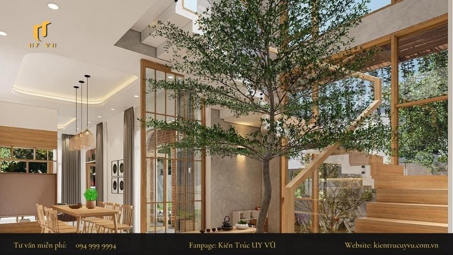 Tổng hợp các mẫu thiết kế phòng khách nhà ống có cầu thang hài hòa giữa công năng và thẩm mỹ Đổi mới trong phong cách thiết giúp làm nổi bật không gian sống