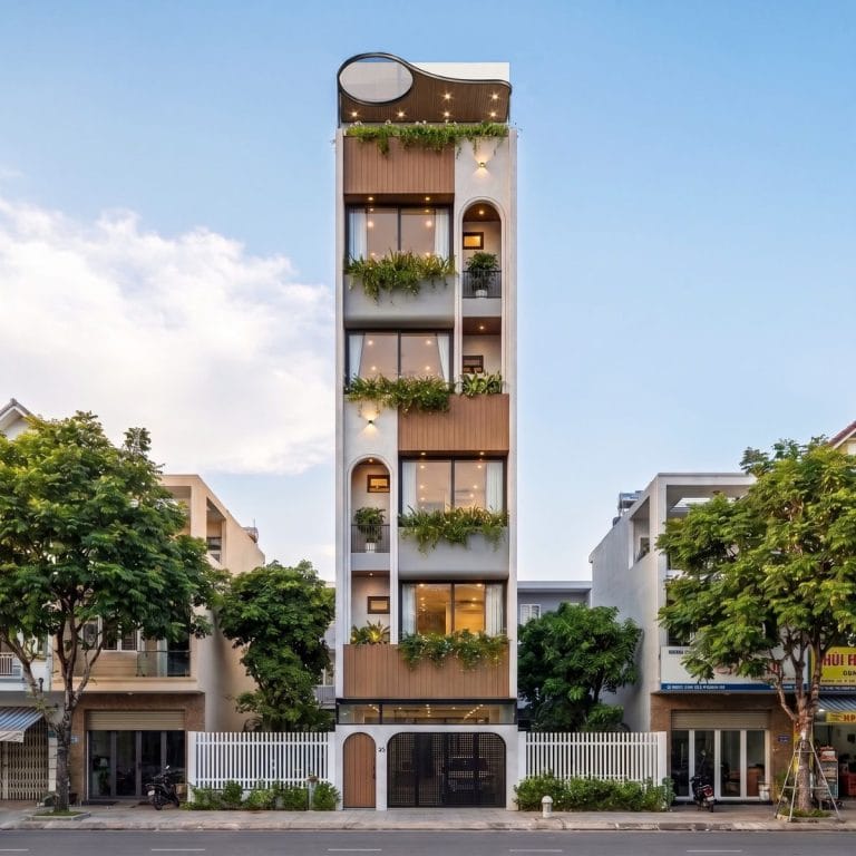 BÁO GIÁ XÂY DỰNG PHẦN THÔ TẠI ĐÀ NẴNG Mặt tiền căn hộ anh Hải