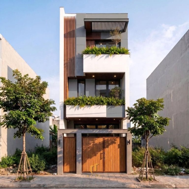 BÁO GIÁ XÂY DỰNG PHẦN THÔ TẠI ĐÀ NẴNG Mặt tiền nhà anh Huy
