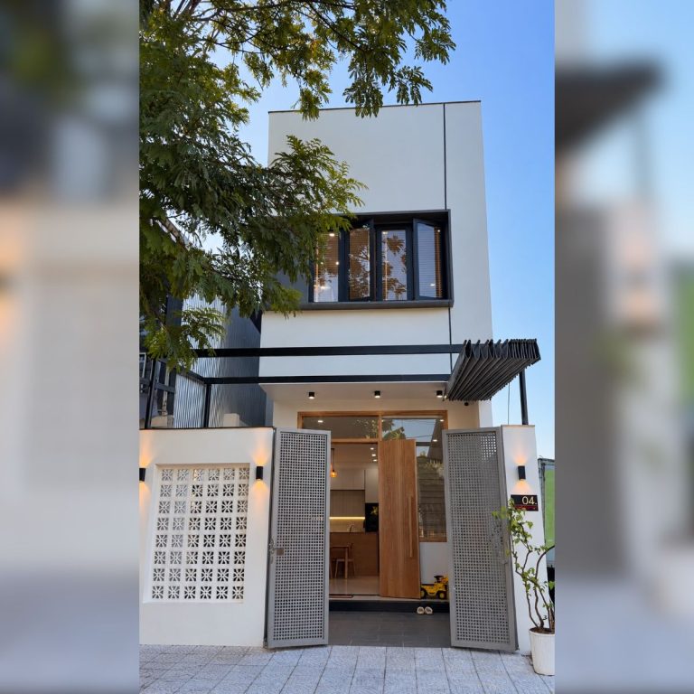 THIẾT KẾ THI CÔNG BIỆT THỰ Mặt tiền nhà anh Vương - Phước Lý