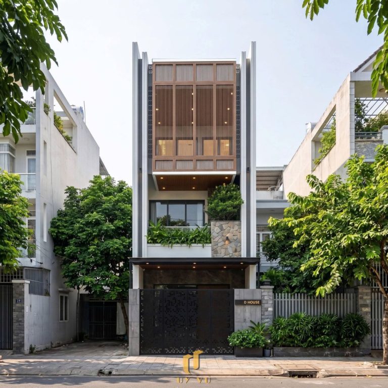 THIẾT KẾ THI CÔNG BIỆT THỰ Mặt tiền nhà chị Nhã
